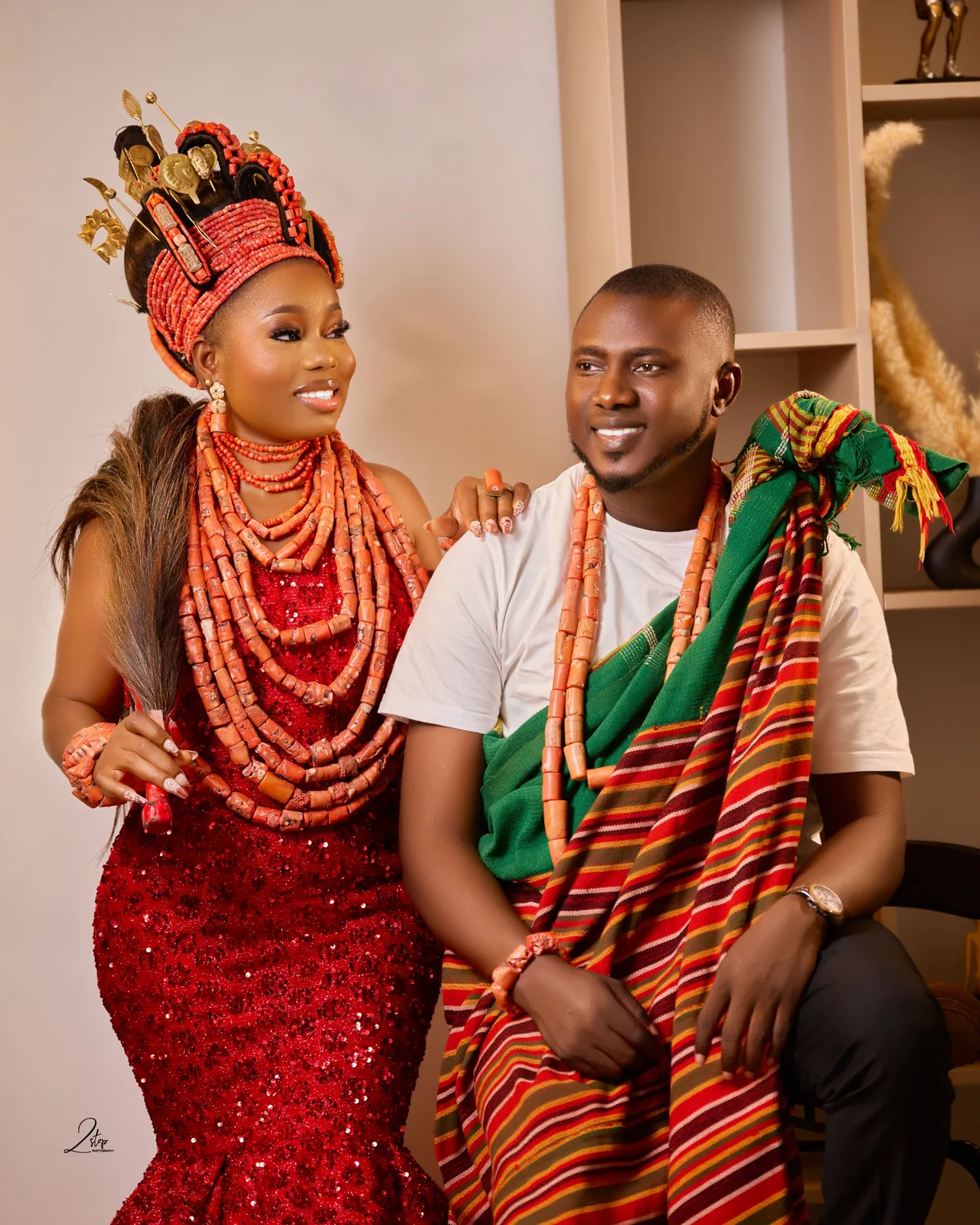 Coral Traditional Bridal